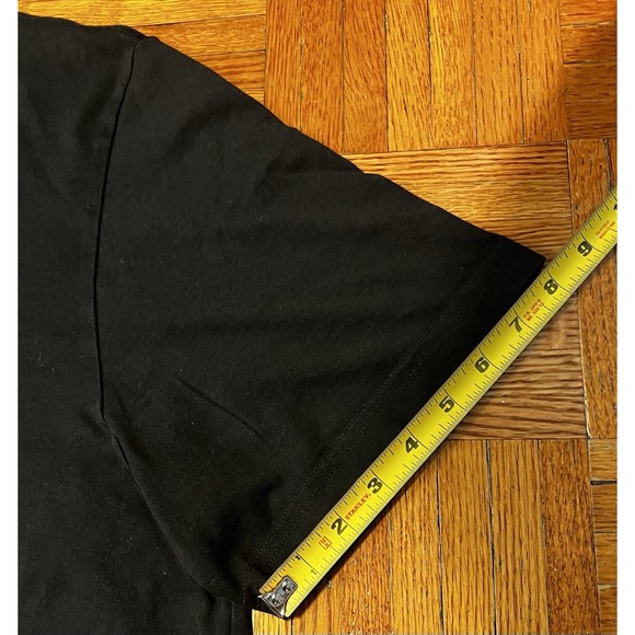 Psycho Bunny Men's T-Shirt Black Pima Cotton Graphic Skull Bunny Size S - Picture 9 of 10